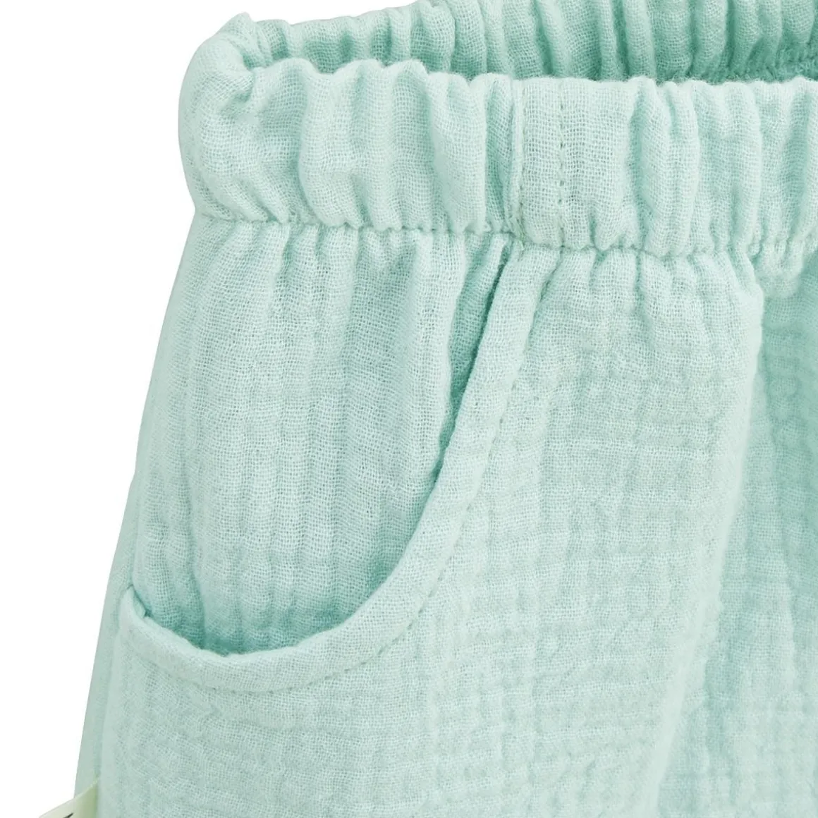 Ensemble bébé t-shirt et short en gaze de coton Patroika