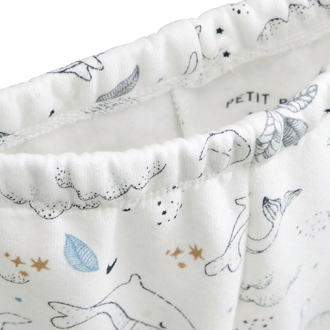 Ensemble bébé veste en coton matelassé et pantalon en velours Petite Balade