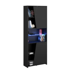 Ensemble Bureau gaming + 1 bibliothèque avec leds XENON