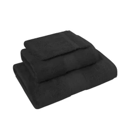 Ensemble de bain 3 pièces (1 drap de bain + 1 serviette de toilette + 1 gant) LUXURY