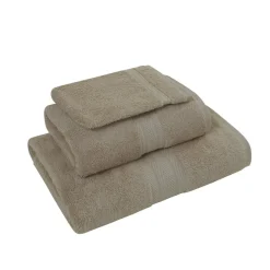 Ensemble de bain 3 pièces (1 drap de bain + 1 serviette de toilette + 1 gant) LUXURY