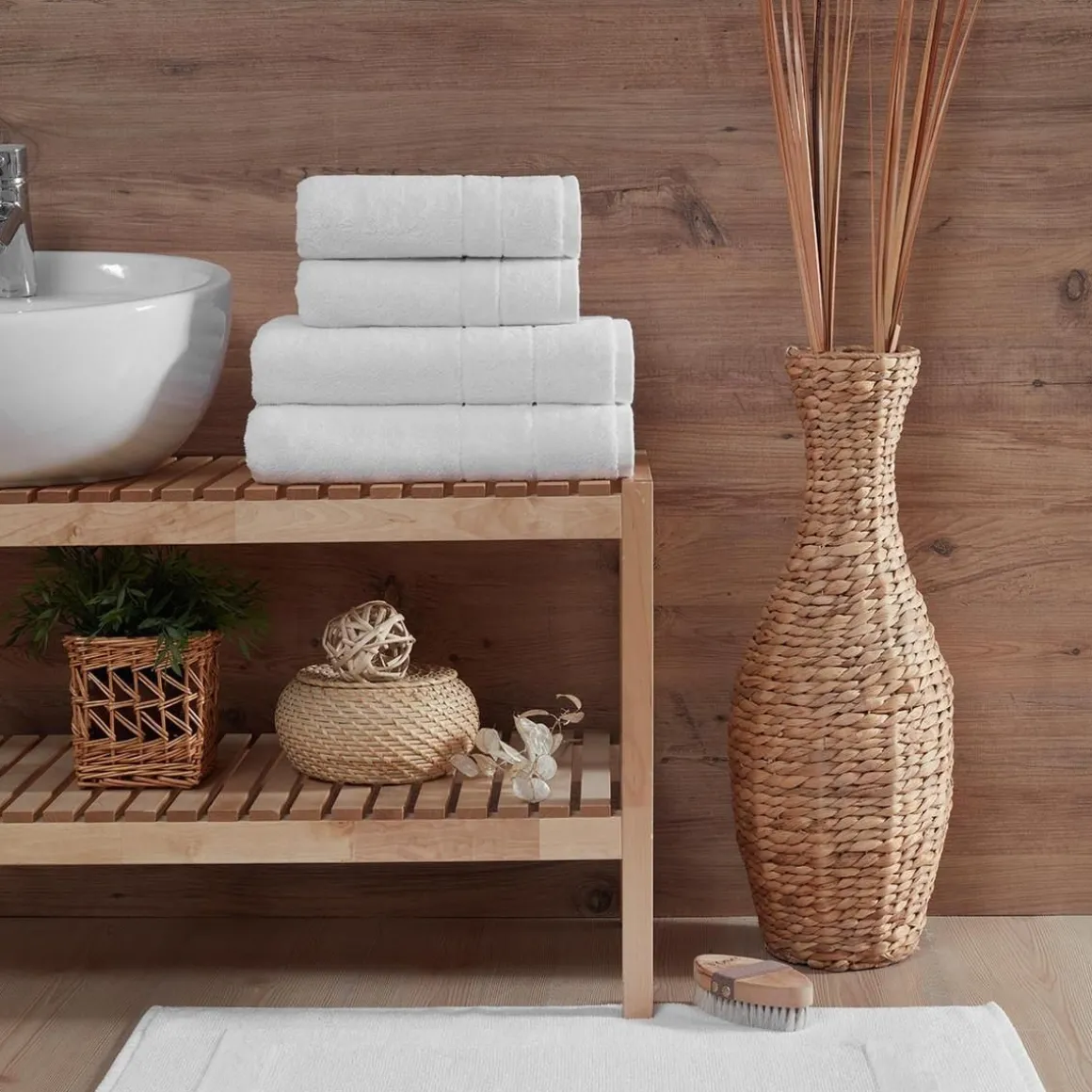 Ensemble de bain 4 pièces 650 g/m² CALIFORNIA