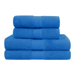 Ensemble de bain 4 pièces (2 draps de bain + 2 serviettes de toilette) LUXURY