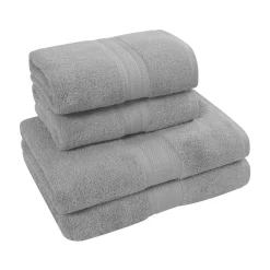 Ensemble de bain 4 pièces (2 draps de bain + 2 serviettes de toilette) LUXURY