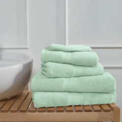 Ensemble de bain 4 pièces (2 draps de bain + 2 serviettes de toilette) LUXURY