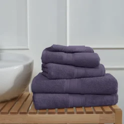 Ensemble de bain 4 pièces (2 draps de bain + 2 serviettes de toilette) LUXURY