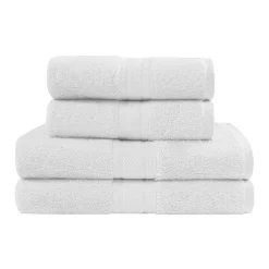Ensemble de bain 4 pièces (2 draps de bain + 2 serviettes de toilette) LUXURY