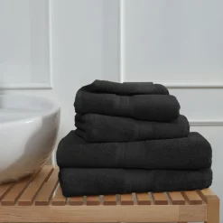 Ensemble de bain 4 pièces (2 draps de bain + 2 serviettes de toilette) LUXURY