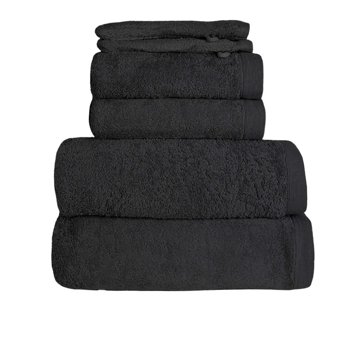 Ensemble de bain 6 pièces 500 g/m² STUDIO (2 draps de douche +2 serviettes de toilette + 2 gants)