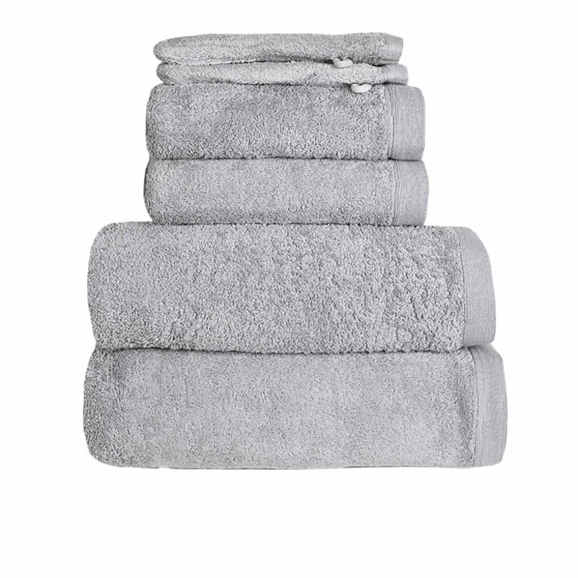 Ensemble de bain 6 pièces 500 g/m² STUDIO (2 draps de douche +2 serviettes de toilette + 2 gants)