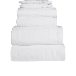 Ensemble de bain 6 pièces 500 g/m² STUDIO (2 draps de douche +2 serviettes de toilette + 2 gants)