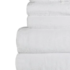 Ensemble de bain 6 pièces 500 g/m² STUDIO (2 draps de douche +2 serviettes de toilette + 2 gants)
