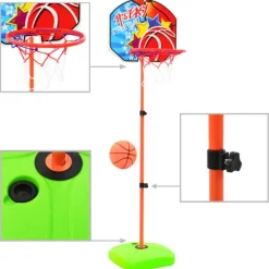 Ensemble de panier et de ballon de basket pour enfants