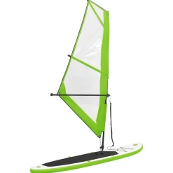 Ensemble de planche SUP gonflable avec voile Vert et blanc