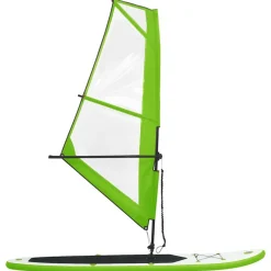 Ensemble de planche SUP gonflable avec voile Vert et blanc