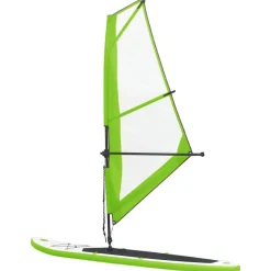Ensemble de planche SUP gonflable avec voile Vert et blanc