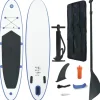 Ensemble de planches SUP gonflables Bleu et blanc