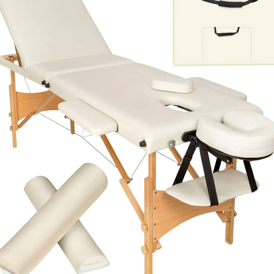 Ensemble de table de massage Daniel avec rouleaux de massage
