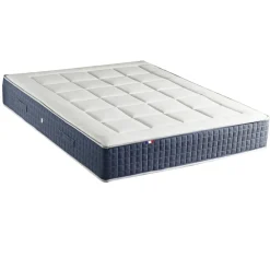 Ensemble Literie 30 cm accueil mémoire de forme + ressorts ensachés 140x190 cm KING STYLE