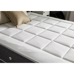 Ensemble Literie ressorts ensachés 160x200 cm KING STYLE, épaisseur 30cm accueil mémoire