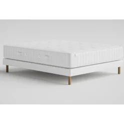 Ensemble Matelas 700 ressorts ensachés 140x190 cm + sommier tapissier HOTEL LUXE