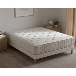 Ensemble Matelas 800 ressorts ensachés 160x200 cm + sommier tapissier HOTEL LUXE