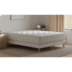Ensemble Matelas 900 ressorts ensachés 180x200 cm + sommier tapissier HOTEL LUXE
