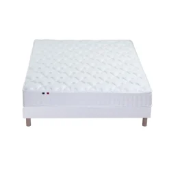 Ensemble Matelas accueil mémoire de forme + Sommier 140 x 190 cm MAM AZUR