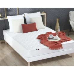 Ensemble Matelas Mousse réversible + Sommier 140x190 cm STRATUS
