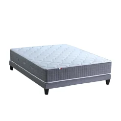 Ensemble Matelas Ressort 7 zones + Sommier 140 x 190 cm MAX