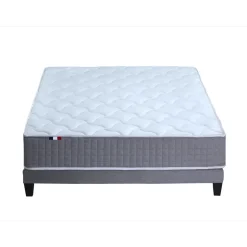 Ensemble Matelas Ressort 7 zones + Sommier 140 x 190 cm MAX