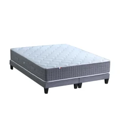 Ensemble Matelas Ressort 7 zones + Sommier 2 x 90 x 200 cm MAX