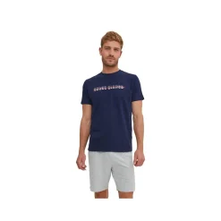 Ensemble Pyjama court Tshirt col rond homme en coton