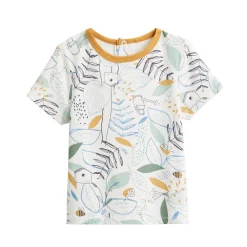 Ensemble salopette bébé en chambray et t-shirt Garden Party