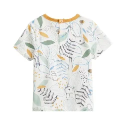 Ensemble salopette bébé en chambray et t-shirt Garden Party