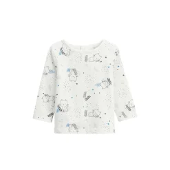 Ensemble salopette bébé en molleton et t-shirt Chatmallow
