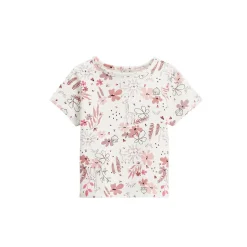 Ensemble salopette bébé en gaze de coton et t-shirt Petit Safari