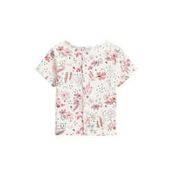 Ensemble salopette bébé en gaze de coton et t-shirt Petit Safari