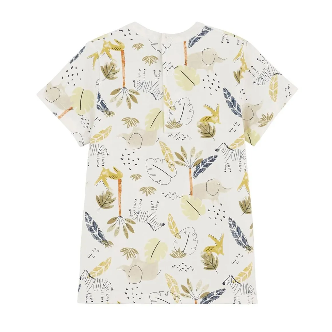 Ensemble salopette bébé en lin et t-shirt Zagora