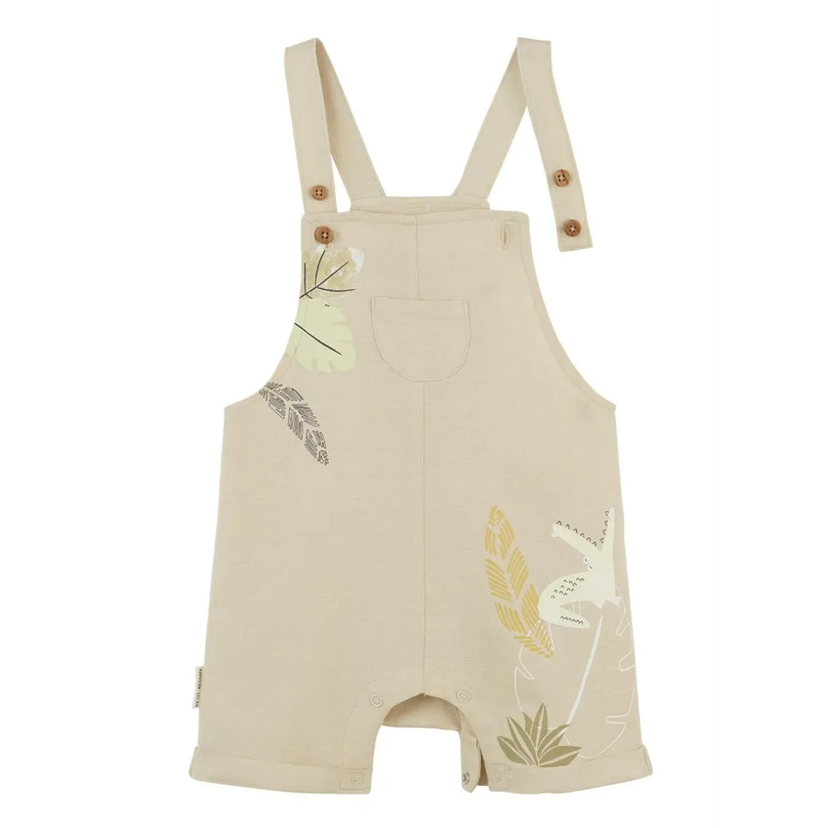 Ensemble salopette bébé en lin et t-shirt Zagora