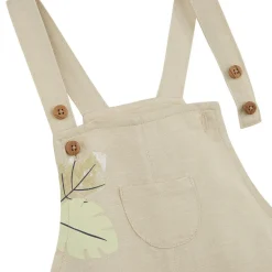 Ensemble salopette bébé en lin et t-shirt Zagora