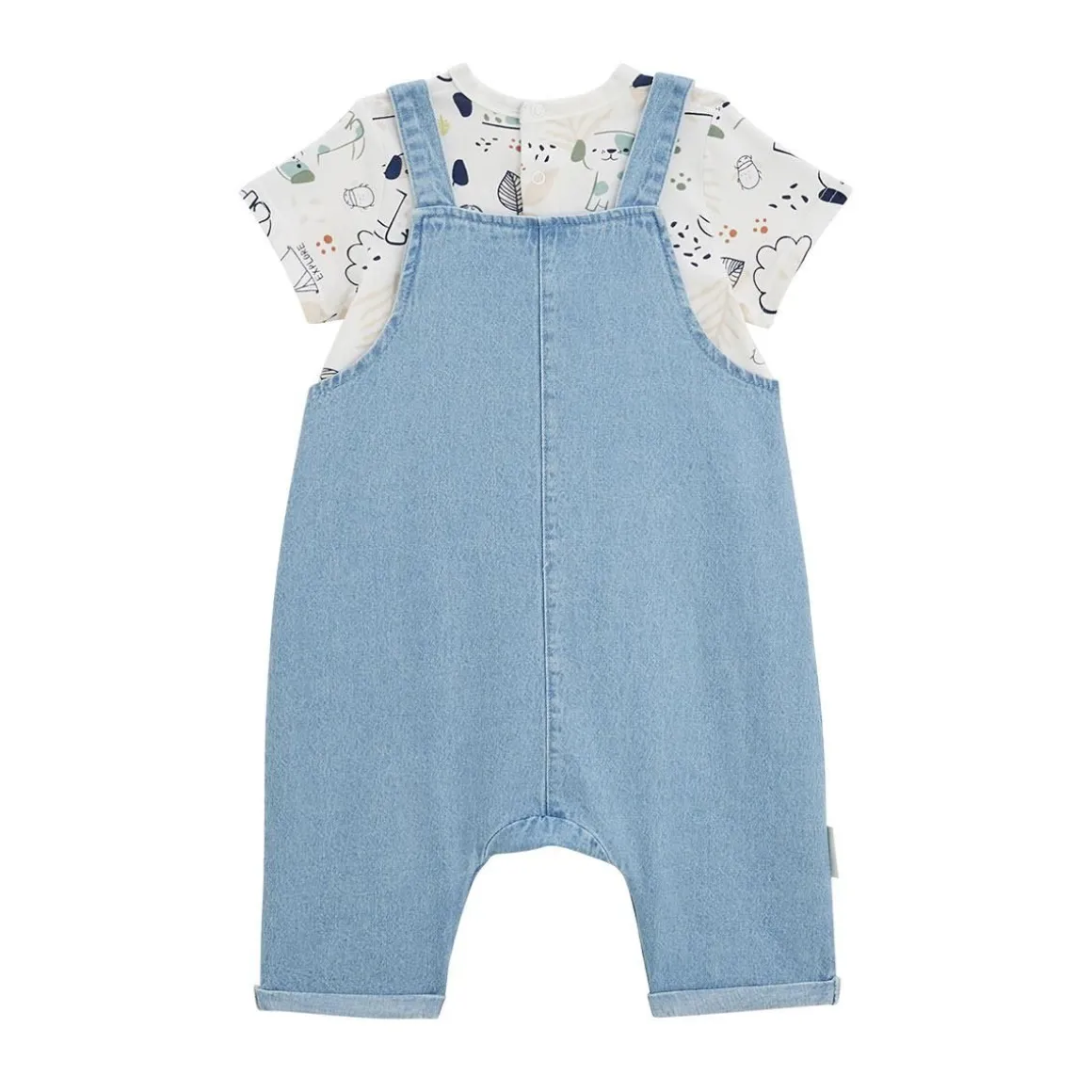 Ensemble salopette bébé et t-shirt Elliot