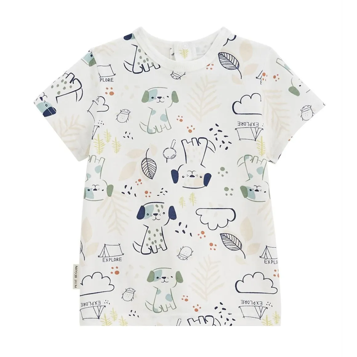 Ensemble salopette bébé et t-shirt Elliot