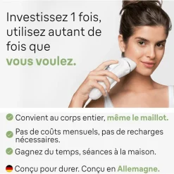 Epilateur lumière pulsée IPL PL3122