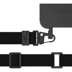 Etui avec cordon iPhone 14 Pro Max Tour de cou noir