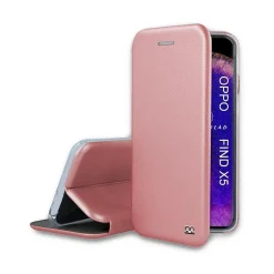 Etui Oppo Find X5 Etui Cuir Rose Gold