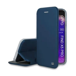 Etui Oppo Find X5 Pro Etui Cuir Bleu