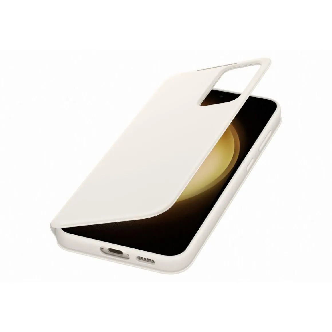 Etui S23+ Smart View porte-carte Creme