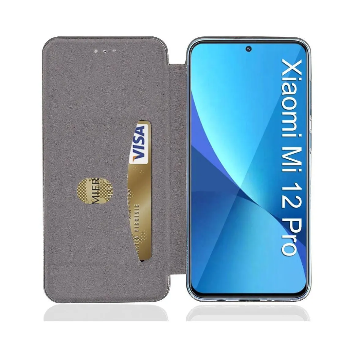 Etui Xiaomi 12 Pro Etui Cuir Bleu