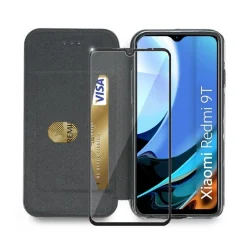 Etui Xiaomi Redmi 9T Etui cuir rose